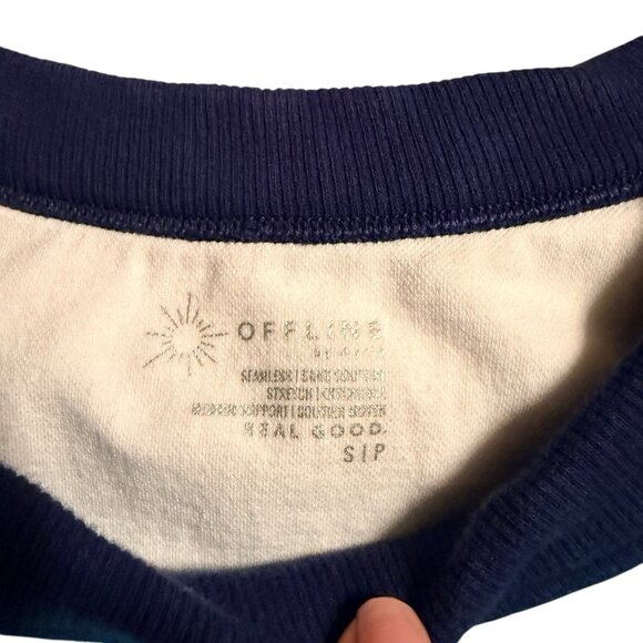 Offline By Aerie Goals High Neck Scoop Back Sleeveless Women's Sports Bra Size S - Picture 3 of 5